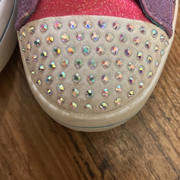 Skechers Flip Kicks Reverse Sequins Twinkle Toes Sneaker 3.5 Youth - Picture 5 of 10